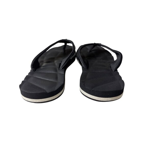 Zella Flip Flops Size 7 Black Lightweight Gym‎ Sandals Comfort Slides Beach - Picture 3 of 9